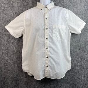 Old Ranch Mens Casual Button Down Shirt Large